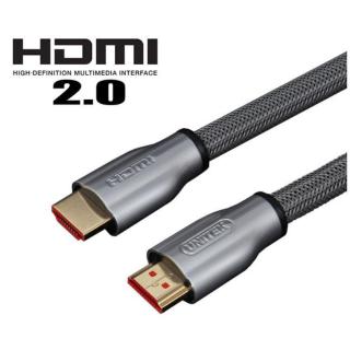 Kabel HDMI M/M 10m, v2.0, oplot, złoty, Y-C142RGY