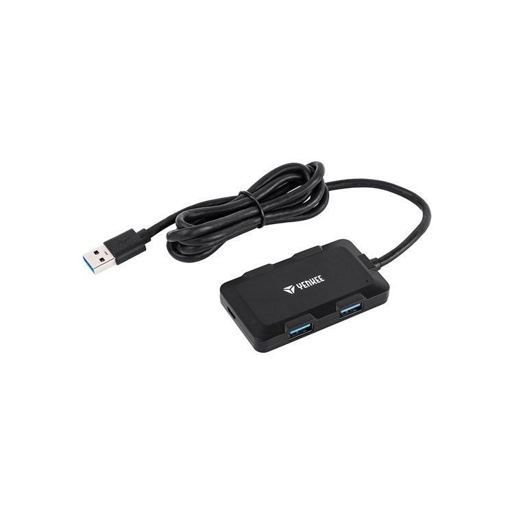 Hub ładujący z 4 portami USB YHB 4341BK,