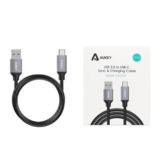 CB-CD3 nylonowy kabel Quick Charge USB C-USB 3.0 | 2m | 5 Gbps | 3A | 60W PD | 20V