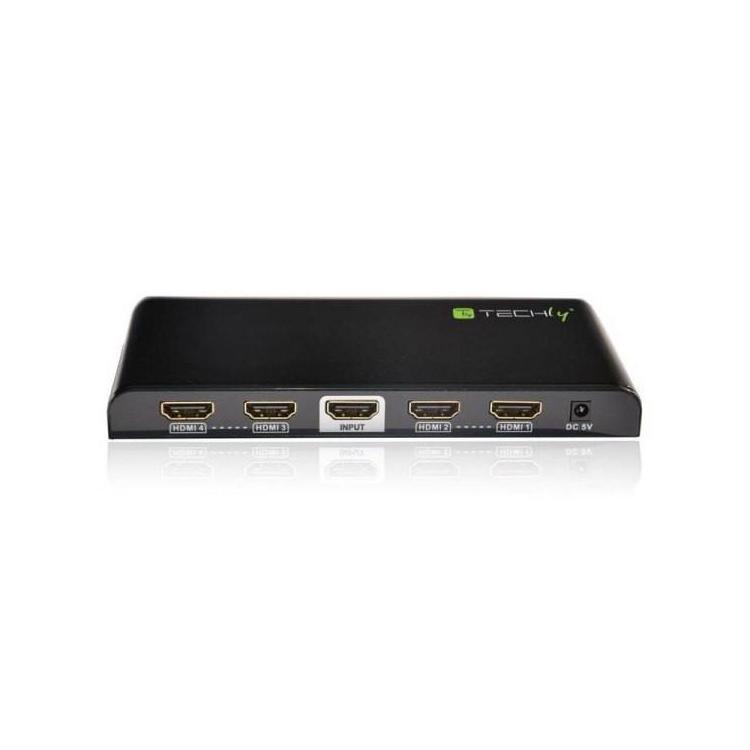 Rozdzielacz-splitter AV HDMI 2.0 1/4 Ultra HD 4Kx2K 3D