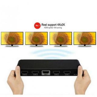 Rozdzielacz-splitter HDMI 1/4 Ultra HD, 3D