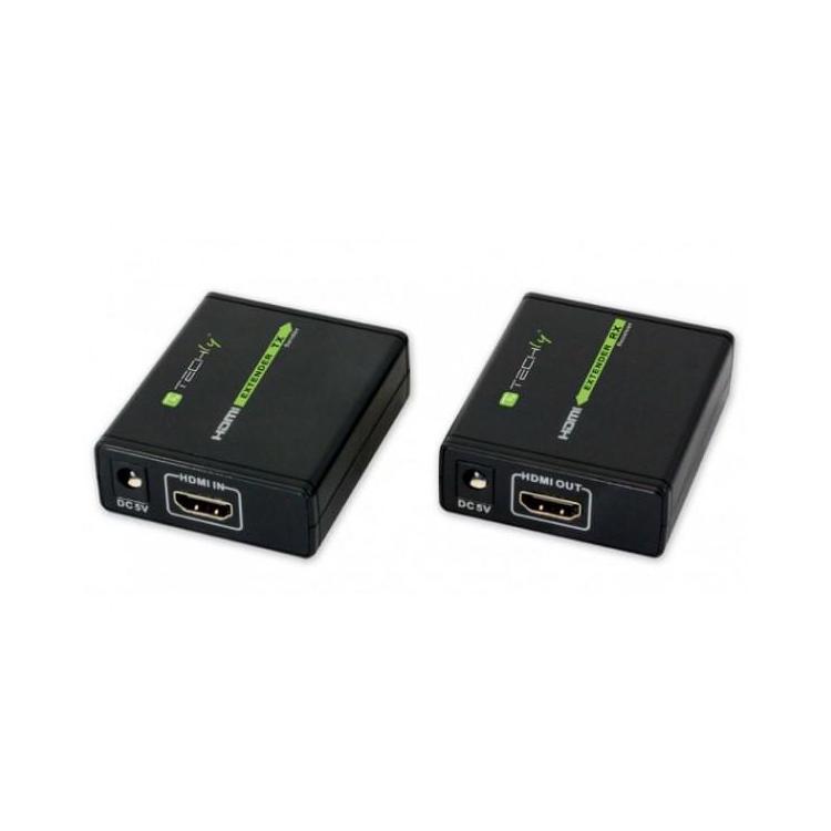 Extender HDMI po skrętce Cat.6/6a/7, do 60m, FullHD 3D, czarny