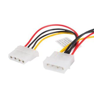 Kabel rozdzielacz zasilania 1xHDD - 2xHDD 15cm