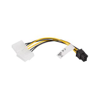 Kabel rozdzielacz zasilania 2xHDD - 6Pin BTX/PSU