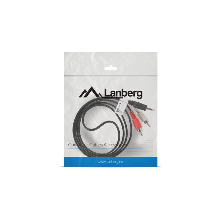 Kabel Minijack - 2x Chinch M/M 1.5M