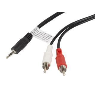 Kabel Minijack - 2x Chinch M/M 1.5M