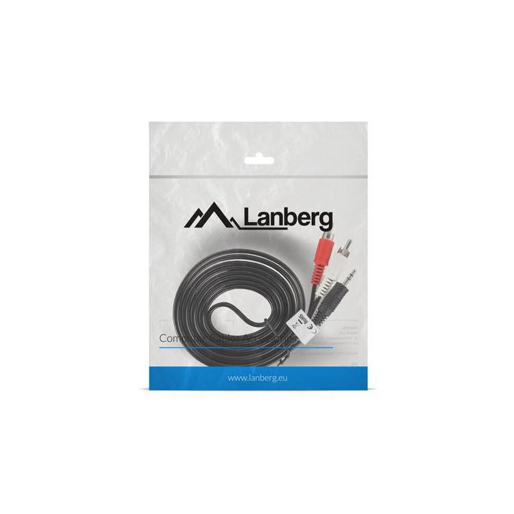 Kabel Minijack - 2x Chinch M/M 2M