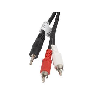 Kabel Minijack - 2x Chinch M/M 5M