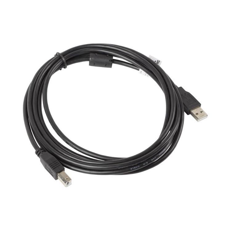 Kabel USB 2.0 AM-BM 3M Ferryt czarny