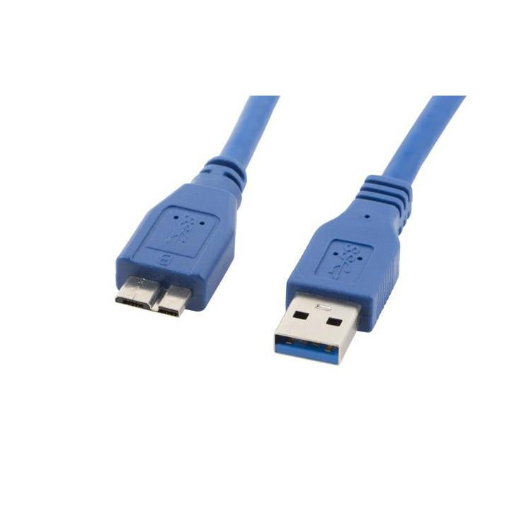 Kabel USB 3.0 micro AM-MBM5P 3M niebieski