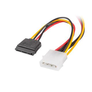 Kabel Molex zasilający - SATA x2 M/F 15cm