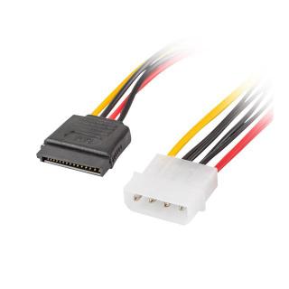 Kabel Molex zasilający - SATA x2 M/F 30cm