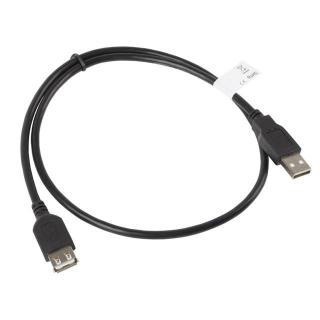 Przedłużacz kabla USB 2.0 AM-AF 70cm czarny