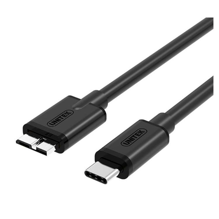 Kabel USB TYP-C do microUSB 3.0 1m Y-C475BK