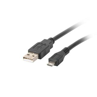 Kabel USB 2.0 micro AM-MBM5P 0.5M czarny