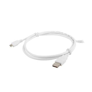 Kabel USB 2.0 micro AM-MBM5P 1M biały