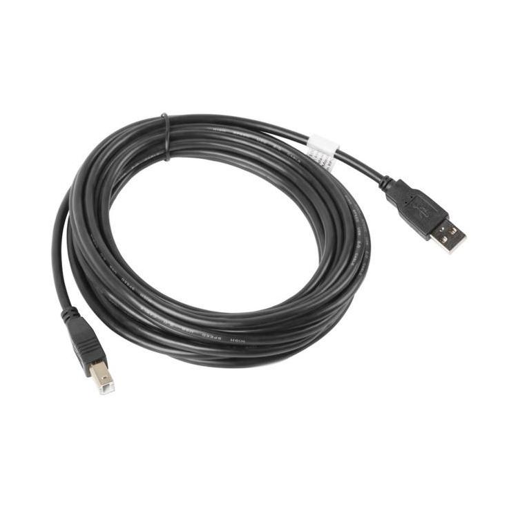 Kabel USB 2.0 AM-BM 5M czarny