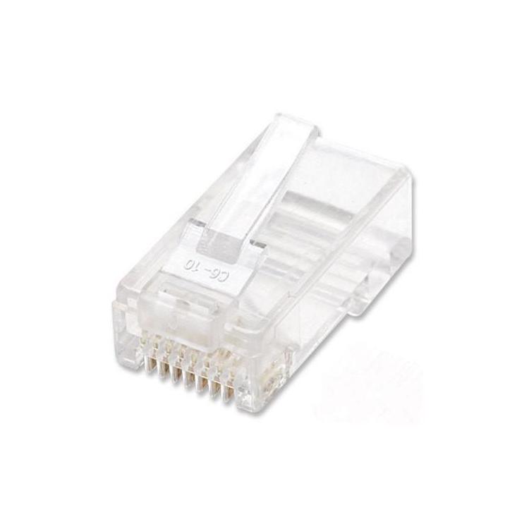 Wtyk modularny RJ45 8P8C cat.6 na linkę 100szt.