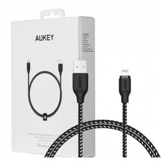 CB-AL1 Black nylonowy kabel Quick Charge Lightning-USB |...