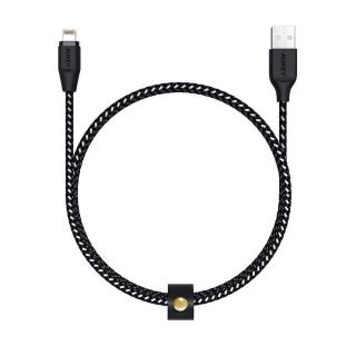 CB-AL1 Black nylonowy kabel Quick Charge Lightning-USB | 1.2m | certyfikat MFi Apple