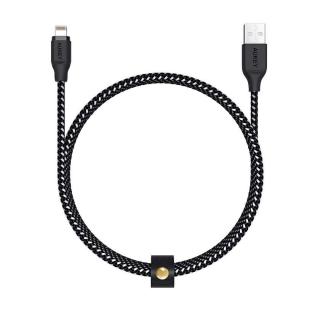 CB-AL2 Black nylonowy kabel Quick Charge Lightning-USB | 2m | certyfikat MFi Apple