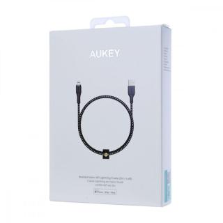 CB-AL2 Black nylonowy kabel Quick Charge Lightning-USB | 2m | certyfikat MFi Apple