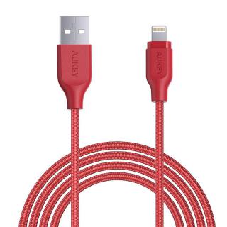 CB-AL2 Red nylonowy kabel Quick Charge Lightning-USB | 2m...