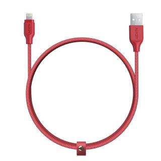 CB-AL2 Red nylonowy kabel Quick Charge Lightning-USB | 2m | certyfikat MFi Apple