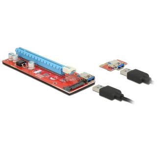 Karta Riser PCI-E x1 - PCI-E x16 na kablu USB 3.0 60cm