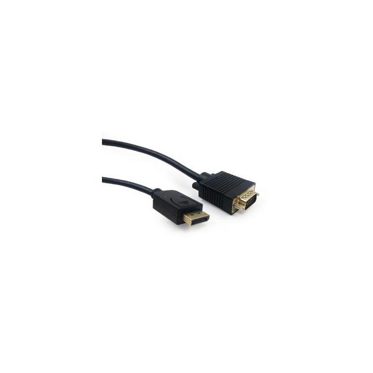 Kabel DisplayPort VGA 1.8m czarny