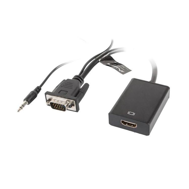 Adapter VGA(M) + Audio - HDMI(Ż)