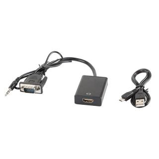 Adapter VGA(M) + Audio - HDMI(Ż)