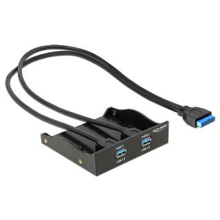 Przedni panel USB 3.0 x2 do zatoki 3,5/5,25 Pin Header