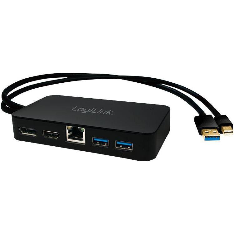 Adapter miniDP do HDMI/ DP/LAN/USB3.0