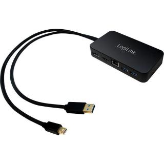 Adapter miniDP do HDMI/ DP/LAN/USB3.0