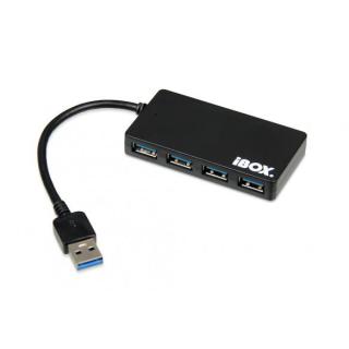 Hub USB 3.0 4-porty, slim IUH3F56 Czarny