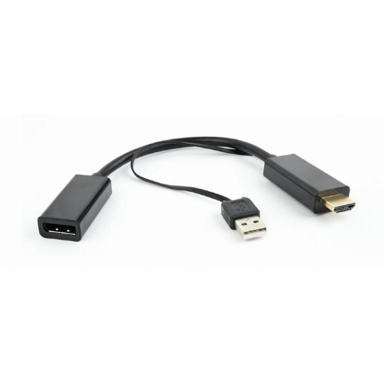 Adapter HDMI do Display Port czarny