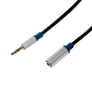 Przedłużacz audio jack 3.5mm, premium 1,5m