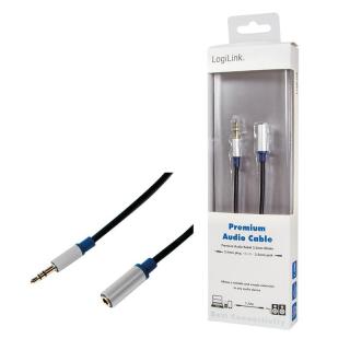 Przedłużacz audio jack 3.5mm, premium 1,5m