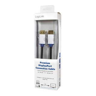 Kabel DisplayPort męski Premium, długość 2m