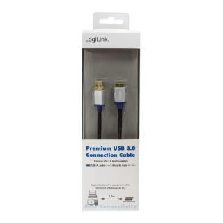 Kabel Premium USB3.0 typ A do micro B, 1m