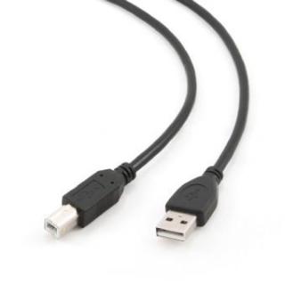 Kabel USB 2.0 AM-BM 1m/czarny