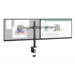 Uchwyt biurkowy LCD/LED Techly 13"-32" 2x8kg, 2 monitory