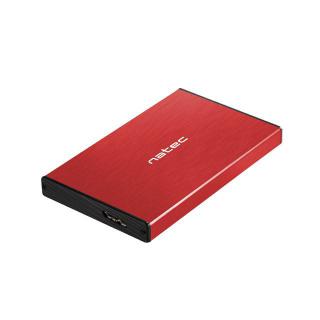 Kieszeń zewnętrzna HDD/SSD Sata Rhino Go 2,5 USB 3.0 czerwona