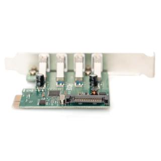 Karta rozszerzeń/Kontroler USB 3.0 PCI Express, 4xUSB 3.0, Chipset: VL805