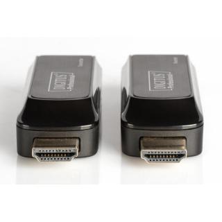 Mini Przedłużacz/Extender HDMI do 50m po skrętce Cat.6/7, 1080p 60Hz FHD, HDCP 1.2, z audio (zestaw)