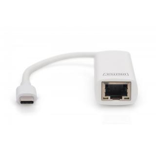 Karta sieciowa przewodowa USB 3.0 Typ C do Gigabit Ethernet 10/100/1000Mbps