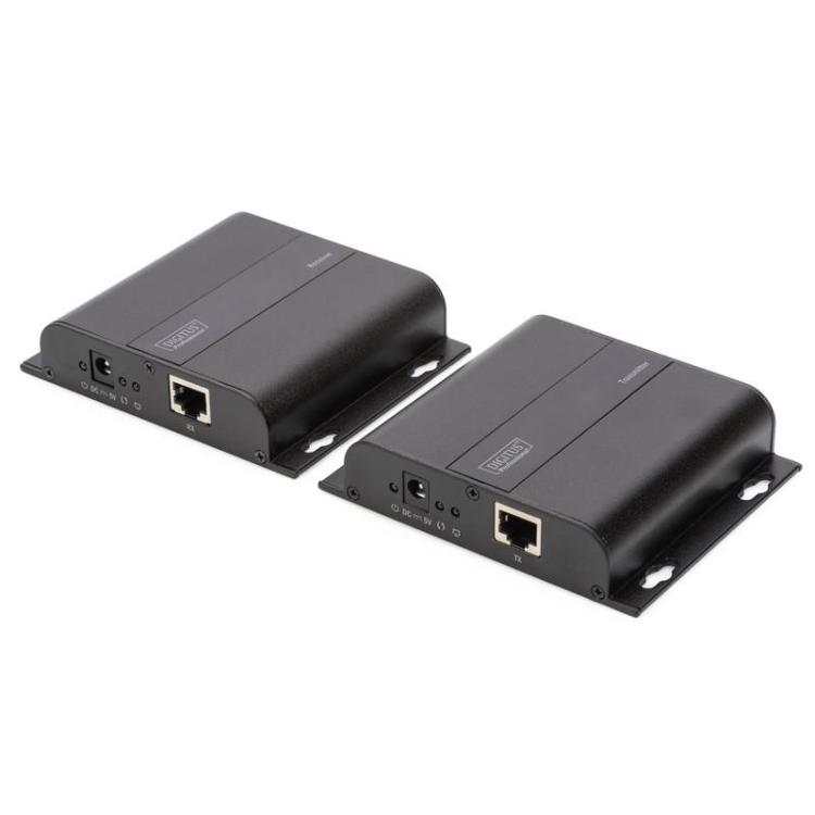 Przedłużacz/Extender HDMI do 120m po skrętce Cat.5e/6 UTP lub IP, 4K 30Hz UHD, z audio (zestaw)