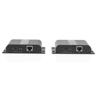 Przedłużacz/Extender HDMI do 120m po skrętce Cat.5e/6 UTP lub IP, 4K 30Hz UHD, z audio (zestaw)