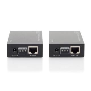 Przedłużacz/Extender HDMI HDBaseT do 70m po Cat.5e, 4K 30Hz UHD, HDCP 2.2, IR, z audio (zestaw)